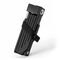 Rockbros 32140003001 foldable bicycle lock with key and handle, 88cm - black | Techbox