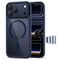Tech-Protect Magpeak Magsafe CC Case for iPhone 17 Pro Max - Clear Navy Blue | Techbox