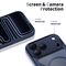 Tech-Protect Magpeak Magsafe CC Case for iPhone 17 Pro Max - Clear Navy Blue | Techbox