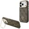 Guess 4G PU Triangle Logo &amp; Stand Camera Magsafe Case for iPhone 17 Pro - Brown - Uncategorized Cases (2) - Cases - Techbox