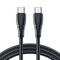 Kabel Joyroom S-A11 Surpass 60W USB-C - USB-C 0,25m - czarny - Cables & Adapters - Cables & Accessories - Techbox
