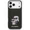 Karl Lagerfeld IML Aquarelle Karl &amp; Choupette &amp; Logo MagSafe Case for iPhone 17 Pro - Black | Techbox