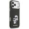 Karl Lagerfeld IML Aquarelle Karl &amp; Choupette &amp; Logo MagSafe Case for iPhone 17 Pro - Black | Techbox