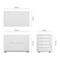 Orico 8848RC3 DAS Series 4-bay 2.5" HDD/SSD/M.2 SATA/mSATA Disk Array - White - Cases & Accessories - Hard Drives - Techbox