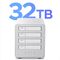 Orico 8848RC3 DAS Series 4-bay 2.5" HDD/SSD/M.2 SATA/mSATA Disk Array - White - Cases & Accessories - Hard Drives - Techbox