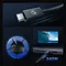 Orico USB4 Thunderbolt5 Cable 80Gbps 240W USB-C to USB-C 1m - Black - Cables & Adapters - Cables & Accessories - Techbox