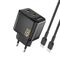 Dudao A28PCEU PD 45W GaN 2xUSB-C Wall Charger with USB-C Cable - Black | Techbox