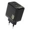 Dudao A28PEU PD 45W GaN 2xUSB Wall Charger - Black | Techbox