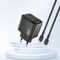 Dudao A28PEU PD 45W GaN 2xUSB Wall Charger - Black | Techbox