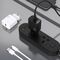 Dudao A27STEU 25W GaN USB-A Wall Charger with USB-A - USB-C Cable - Black | Techbox