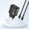 Dudao A27TEU PD 30W GaN USB-A USB-C Wall Charger - Black - Travel Chargers - Smartphone Chargers - Techbox