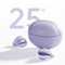 OWS QCY Crossky C30 Earphones with Clip IPX4 Bluetooth 5.4 - Purple | Techbox
