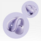 OWS QCY Crossky C30 Earphones with Clip IPX4 Bluetooth 5.4 - Purple | Techbox