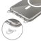 Tech-Protect Flexair Chain MagSafe Case for iPhone 16 - Clear + 2 Lanyards (Pink and Gray) | Techbox