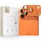 Tech-Protect Camfull Fit+ Camera Lens Glass for iPhone 17 Pro Max - Orange