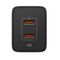 Spigen Essential EE472EU 2-port USC-C 47W wall charger - black