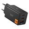 Spigen Essential EE673EU 3-port charger 2xUSB-C 1xUSB-A 67W - black
