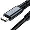 3mk Hyper Cable N-SERIES Thunderbolt 4 USB-C / USB-C 1m 48V/5A 40Gb/s 240W 8K60Hz - black