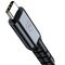 3mk Hyper Cable N-SERIES Thunderbolt 4 USB-C / USB-C 1m 48V/5A 40Gb/s 240W 8K60Hz - black