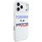 BMW M Silicon Horizontal Line MagSafe Case for iPhone 17 Pro Max - White | Techbox