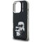 Karl Lagerfeld IML Aquarelle Karl &amp; Choupette &amp; Logo Case for iPhone 16 Pro Max - Black | Techbox