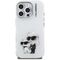 Karl Lagerfeld IML Aquarelle Karl &amp; Choupette &amp; Logo Case for iPhone 16 Pro Max - White | Techbox