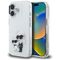 Karl Lagerfeld IML Aquarelle Karl &amp; Choupette &amp; Logo iPhone 16 Case - White | Techbox