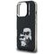 Karl Lagerfeld IML Aquarelle Karl &amp; Choupette &amp; Logo iPhone 16 Pro Case Black | Techbox