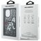 Karl Lagerfeld Liquid Glitter Choupette Logo iPhone 16 Case - Black | Techbox