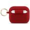Guess Silicone Glitter Ring Case for AirPods Pro 3 - Red and Glitter