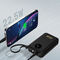 Dudao K14+ Powerbank 20000mAh 22.5W USB-C / USB-A / Built-in Lightning and USB-C Cables - Black | Techbox