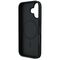 Karl Lagerfeld Grained Pattern &amp; Logo MagSafe Case for iPhone 16 - Black