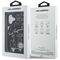 Karl Lagerfeld Grained Pattern &amp; Logo MagSafe Case for iPhone 16 - Black