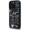 Karl Lagerfeld Grained Pattern &amp; Logo MagSafe Case for iPhone 16 Pro - Black