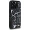 Karl Lagerfeld Grained Pattern &amp; Logo MagSafe Case for iPhone 16 Pro - Black