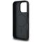 Karl Lagerfeld Grained Pattern &amp; Logo MagSafe Case for iPhone 16 Pro - Black