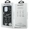 Karl Lagerfeld Grained Pattern &amp; Logo MagSafe Case for iPhone 16 Pro - Black