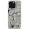 Karl Lagerfeld Grained Pattern &amp; Logo MagSafe Case for iPhone 16 Pro - Gray