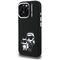 Karl Lagerfeld Silicone Karl&amp;Choupette Sketch MagSafe Case for iPhone 16 Pro Max - Black