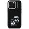 Karl Lagerfeld Silicone Karl&amp;Choupette Sketch MagSafe Case for iPhone 16 Pro Max - Black