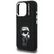Karl Lagerfeld Silicone Karl Sketch MagSafe Case for iPhone 16 Pro Max - Black