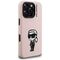 Karl Lagerfeld Silicone Karl Sketch MagSafe Case for iPhone 16 Pro - Pink