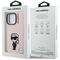 Karl Lagerfeld Silicone Karl Sketch MagSafe Case for iPhone 16 Pro - Pink
