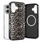 Tech-Protect Lamano MagSafe case for iPhone 17 - black and brown