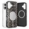 Tech-Protect Lamano MagSafe case for iPhone 17 - black and brown
