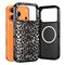 Tech-Protect Lamano MagSafe case for iPhone 17 Pro - black and brown