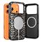Tech-Protect Lamano MagSafe case for iPhone 17 Pro - black and brown
