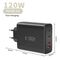 Tech-Protect NC120W-GAN 4-Port 120W Wall Charger - Black