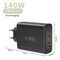 Tech-Protect NC140W-GAN 4-Port 140W Wall Charger - Black