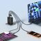 Tech-Protect NC200W-GaN 4-Port 200W Wall Charger - Black